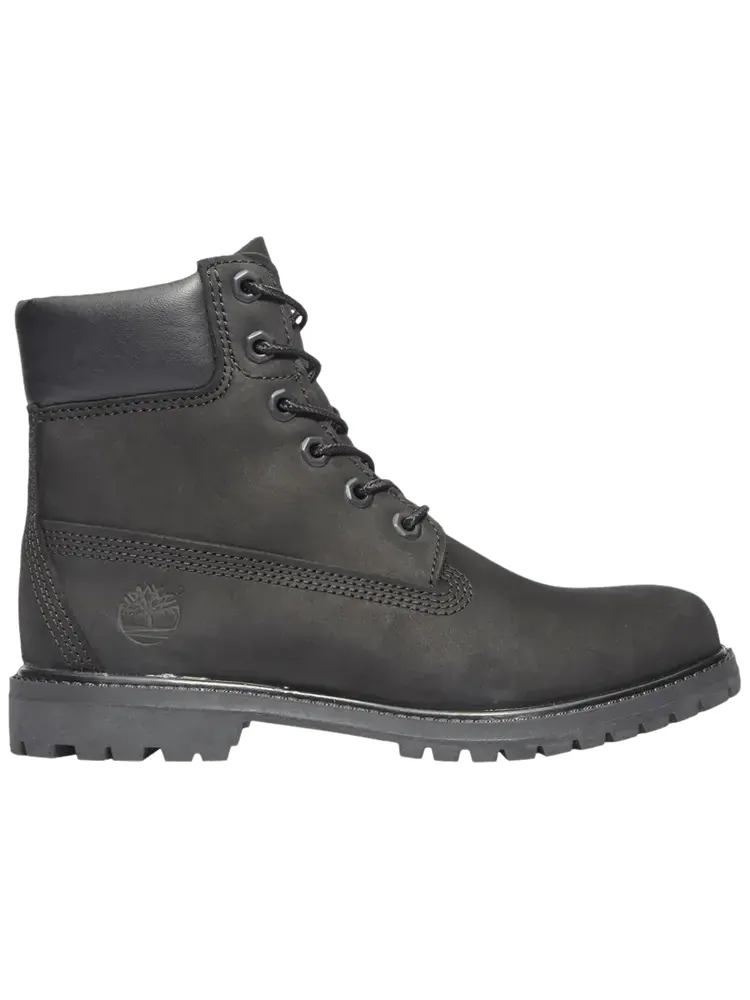 Ботинки женские Timberland Premium 6 Inch, логотип — изображение 1 из 1, черный