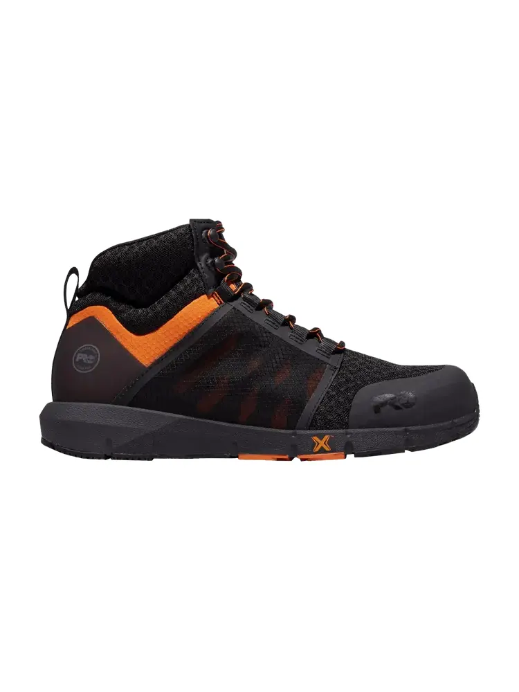 Кроссовки Timberland Radius Composite Toe Work Sneaker Black Orange — изображение 1 из 1, черный
