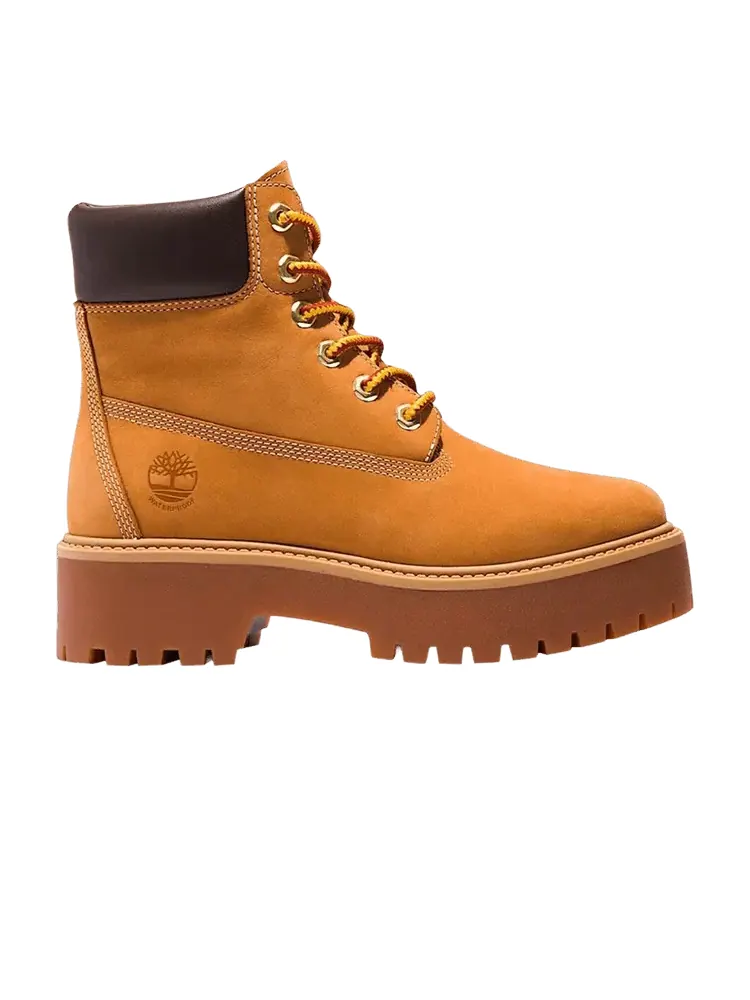 Кроссовки Timberland Wmns Stone Street 6 Inch Premium Platform Boot 'Wheat Nubuck' — изображение 1 из 1, бежевый