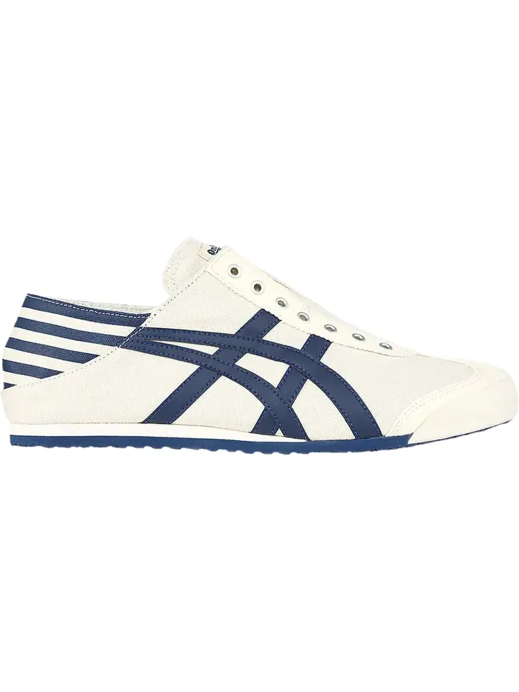 Кроссовки Onitsuka Tiger Mexico 66 Paraty Natural Navy — изображение 1 из 1, белый