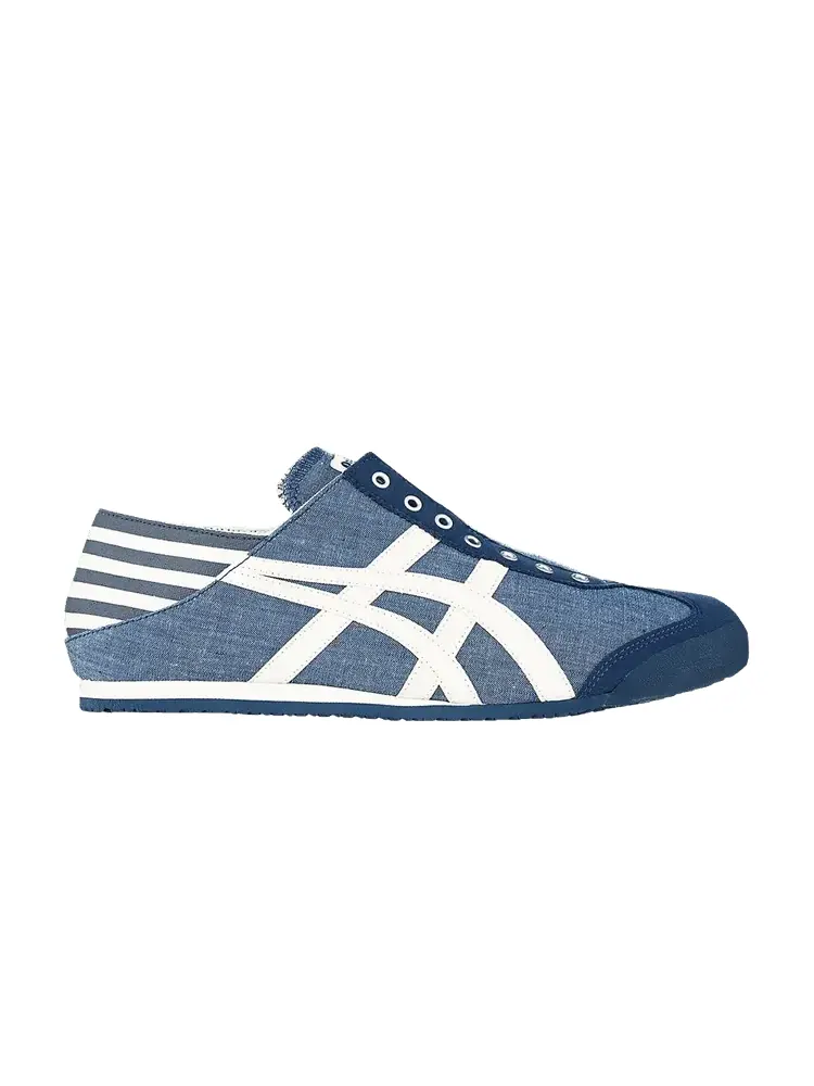Кроссовки Onitsuka Tiger Mexico 66 Paraty Blue Chambray — изображение 1 из 1, синий