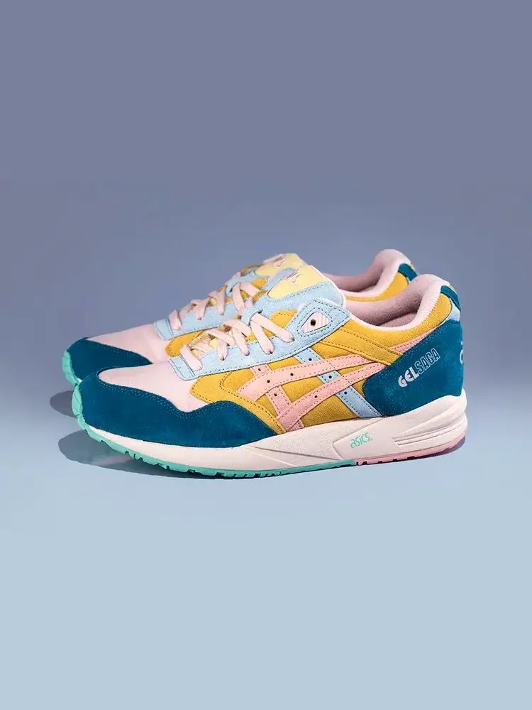 Кроссовки atmos x lily brown x gel saga Asics — изображение 2 из 4, желтый