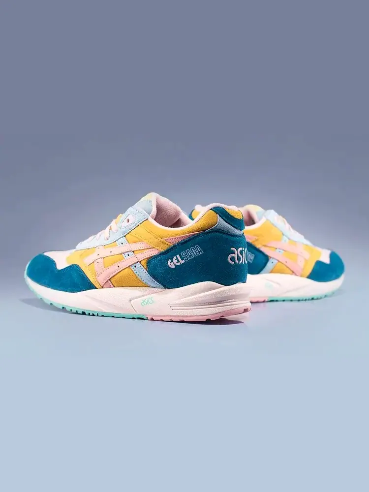 Кроссовки atmos x lily brown x gel saga Asics — изображение 4 из 4, желтый