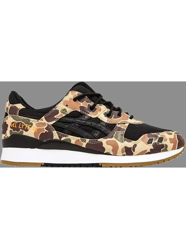 Кроссовки atmos x gel lyte 3 'duck camo' japan release Asics — изображение 1 из 3, черный