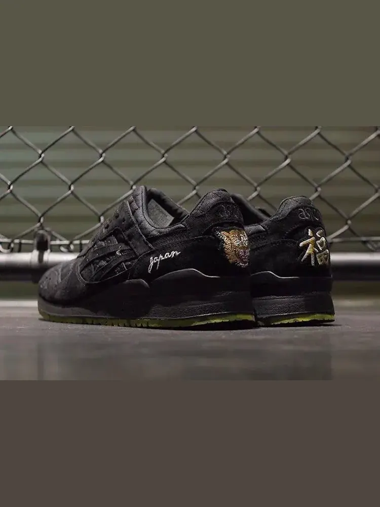 Кроссовки mita sneakers x beams x gel lyte 3 'souvenir jacket' japan release Asics — изображение 2 из 8, черный