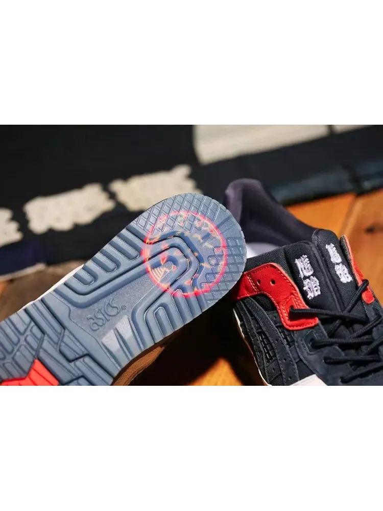 Кроссовки kickslab x gel lyte iii 'hikeshi hanten' japan edition Asics — изображение 6 из 6, синий