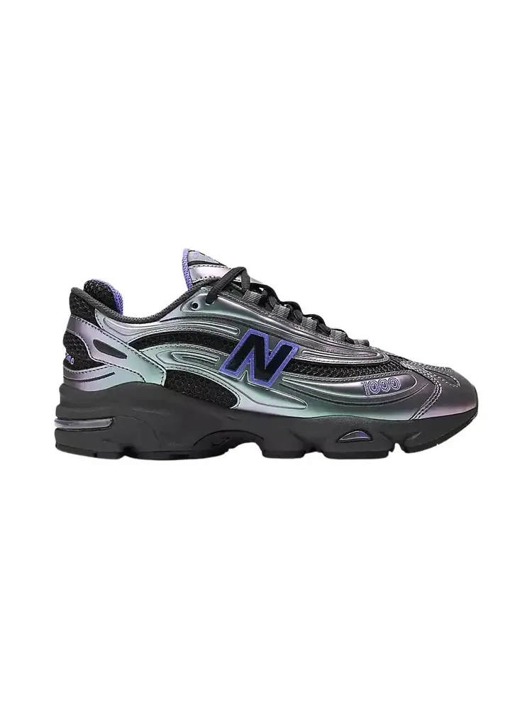 Кроссовки New Balance 1000 'Faded Black Electric Indigo' — изображение 1 из 1, серебряный