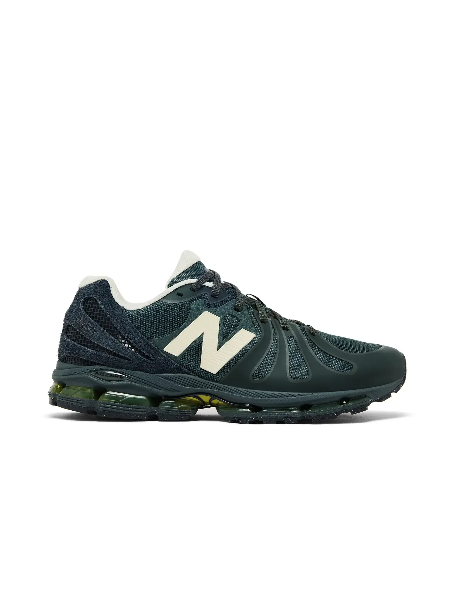 Кроссовки Stone Island x New Balance ABZORB 1890 — изображение 1 из 8, зеленый