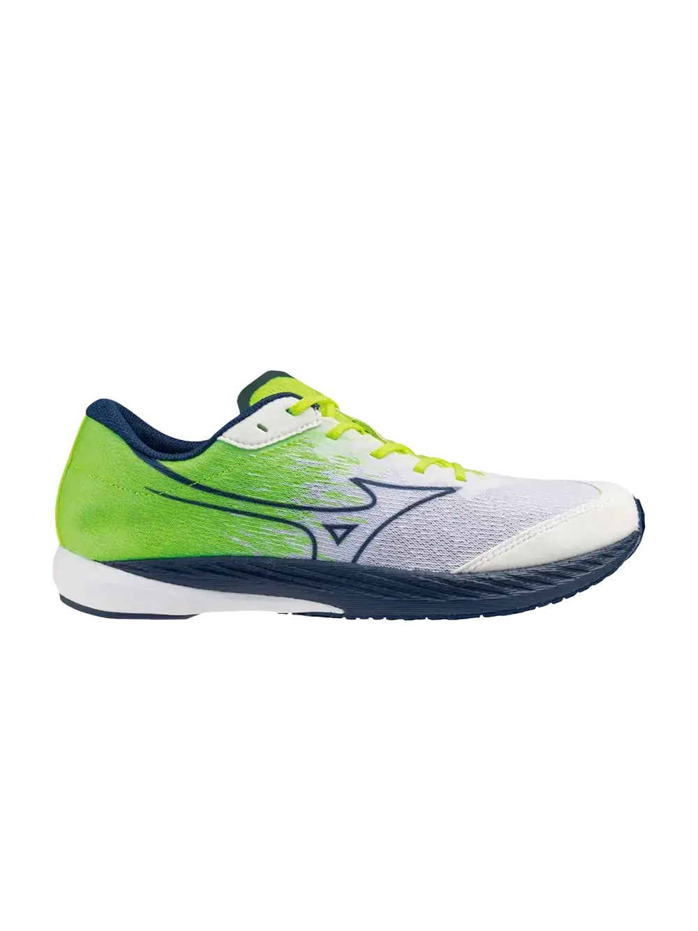 Кроссовки Mizuno Wave Duel 4 — изображение 1 из 1, белый/синий-желтый