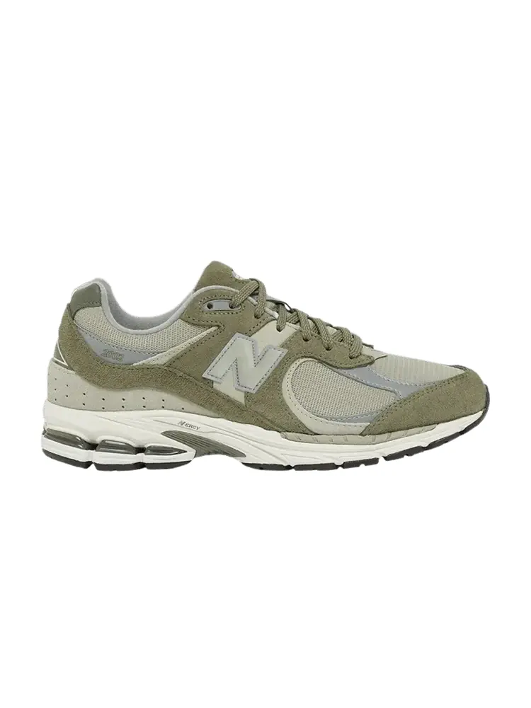 Кроссовки New Balance 2002R 'Dark Olivine' — изображение 1 из 1, темный//серый