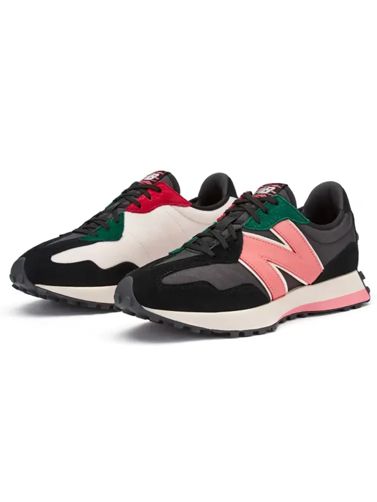 Кроссовки New Balance 327 Черно-розовые — изображение 4 из 7