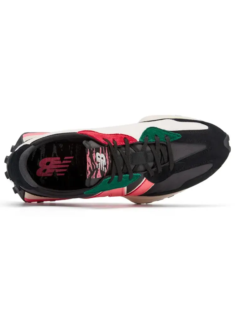 Кроссовки New Balance 327 Черно-розовые — изображение 5 из 7