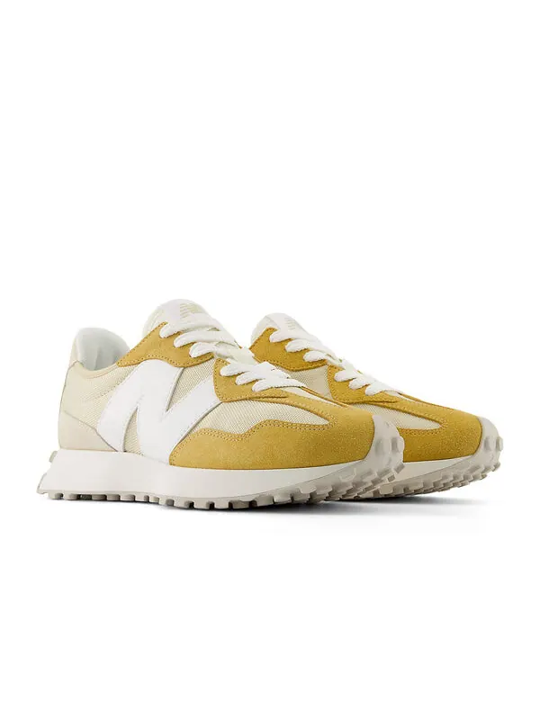 Кроссовки New Balance 327 — изображение 3 из 4, бежевый/желтый