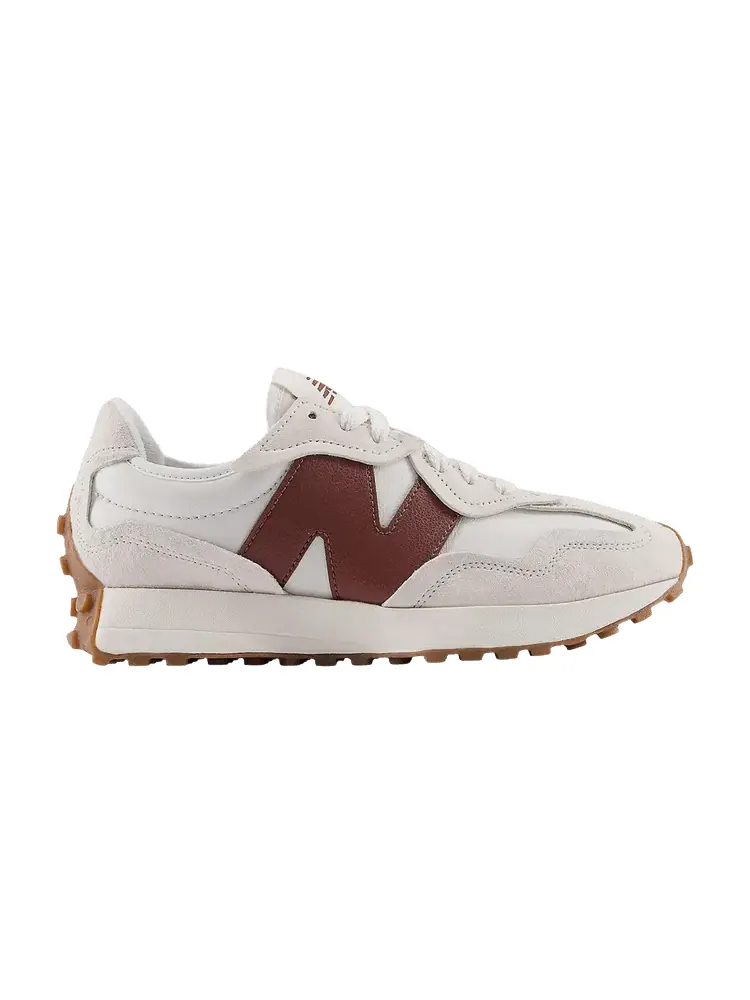 Кроссовки New Balance 327 'White Brown' — изображение 1 из 1, белый