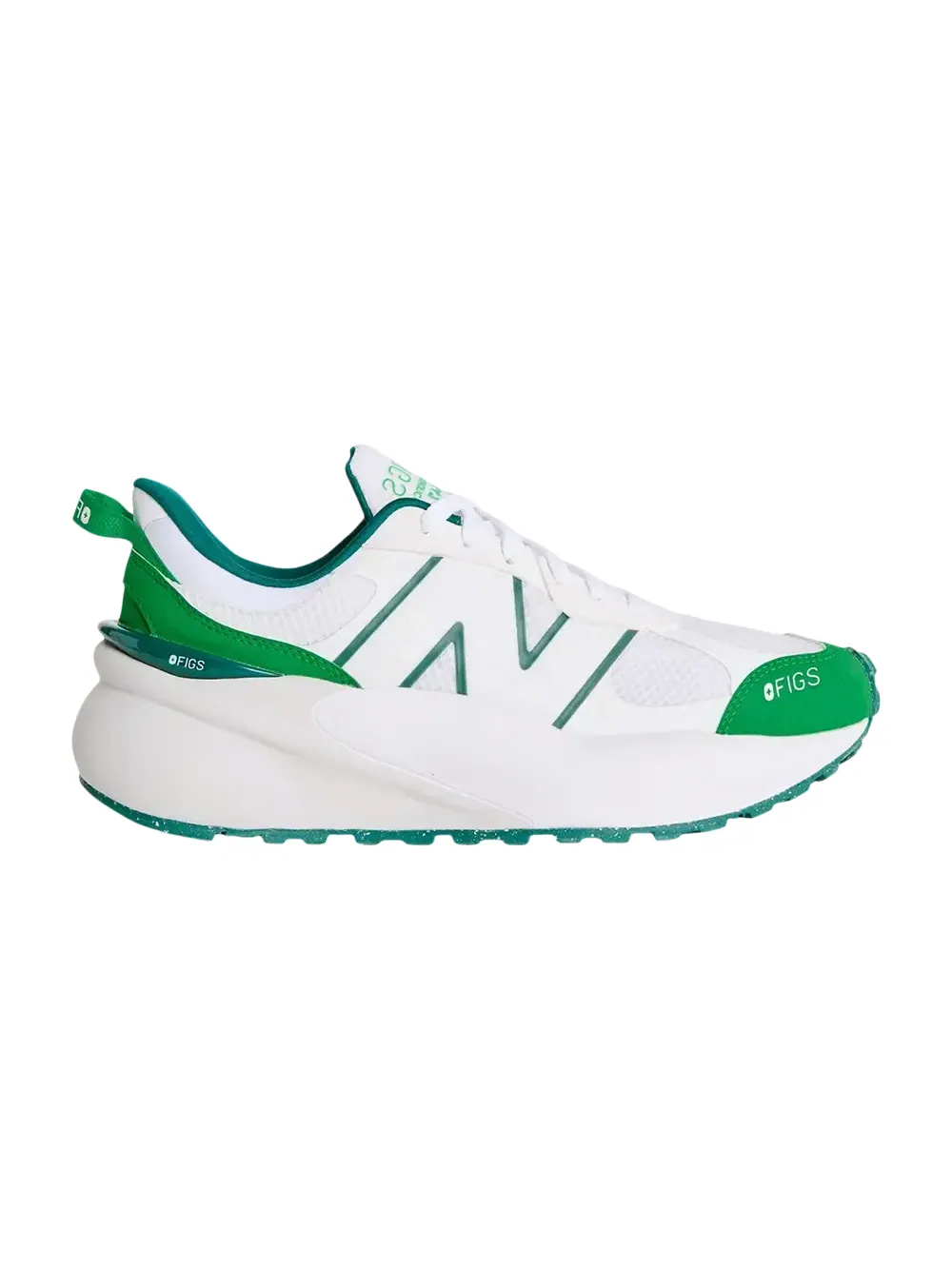 Кроссовки Figs x New Balance Wmns 3447 — изображение 1 из 1, зеленый/белый