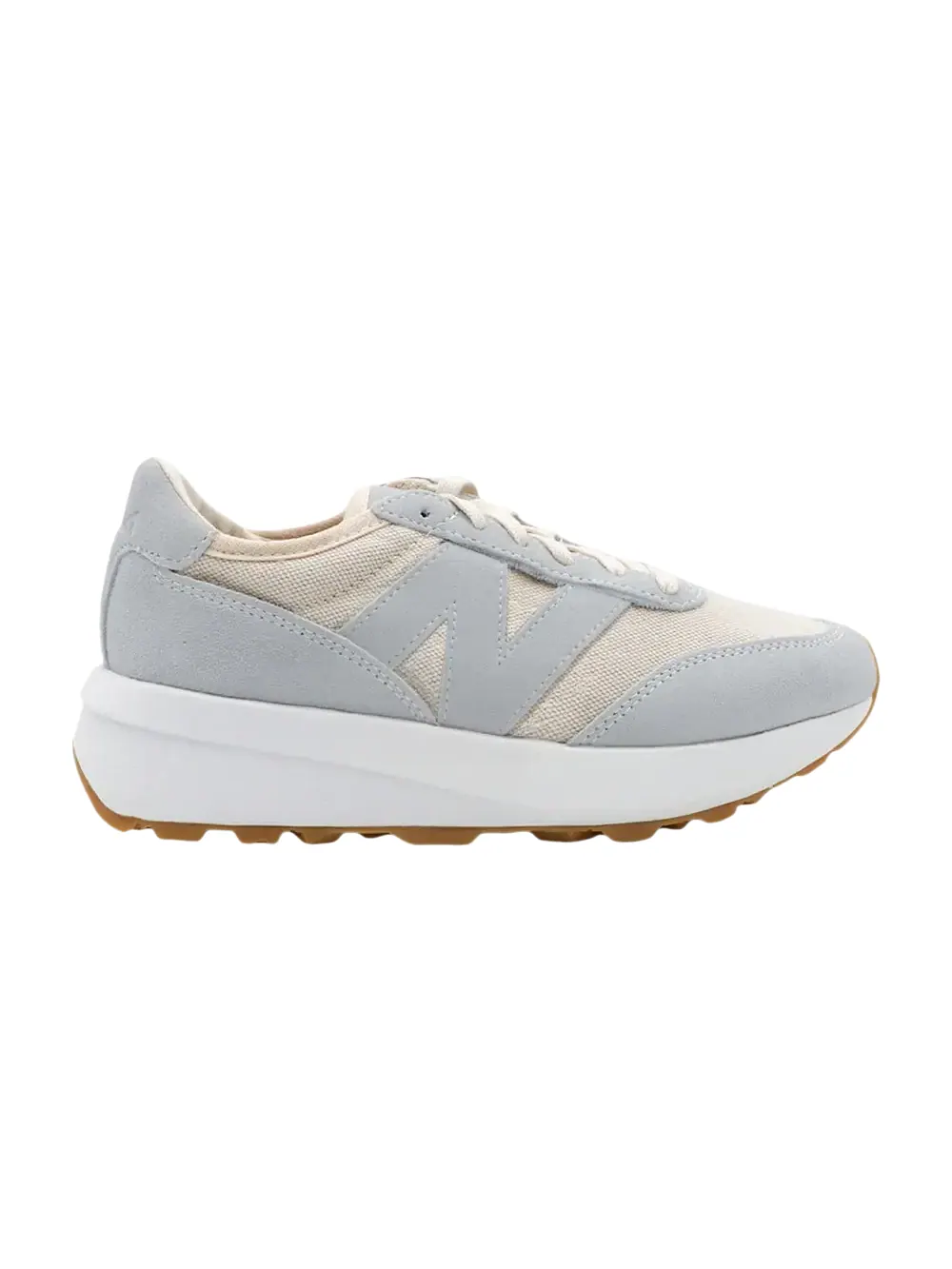 Кроссовки New Balance 370 — изображение 1 из 1, бежевый/серый
