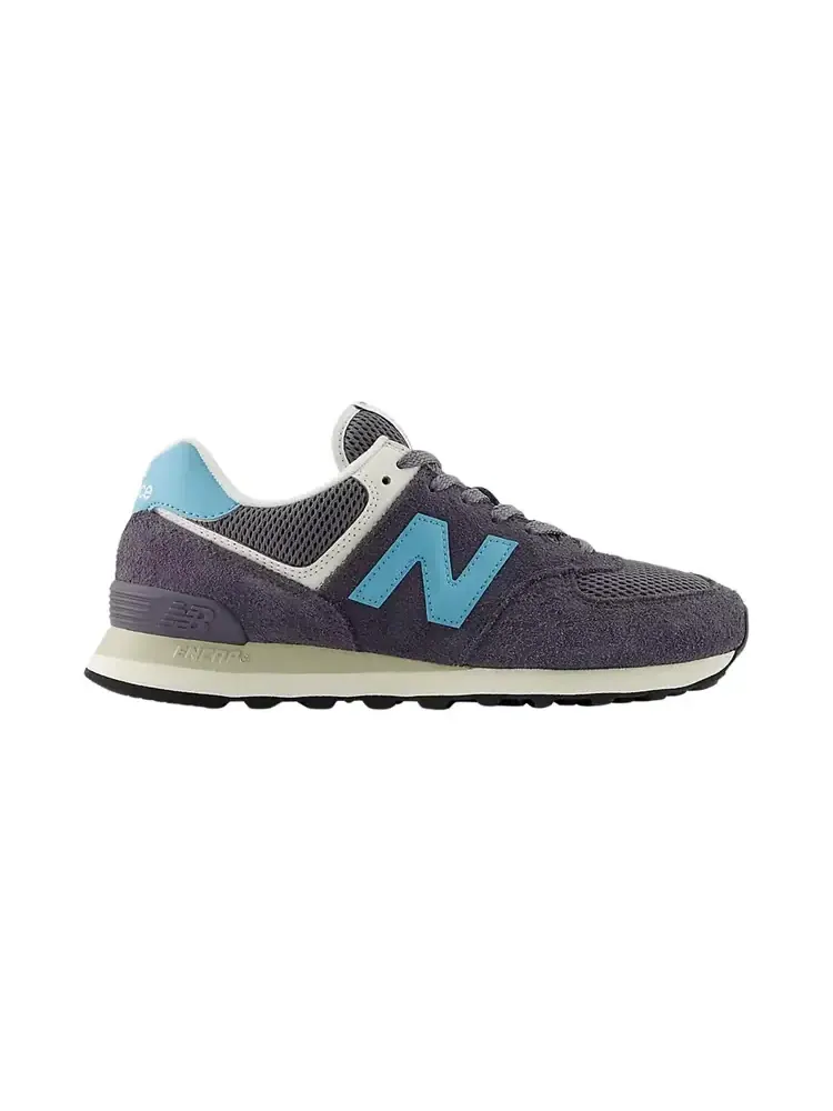 Кроссовки New Balance 574 'Neptune Grey Taffy Blue' — изображение 1 из 1, серый