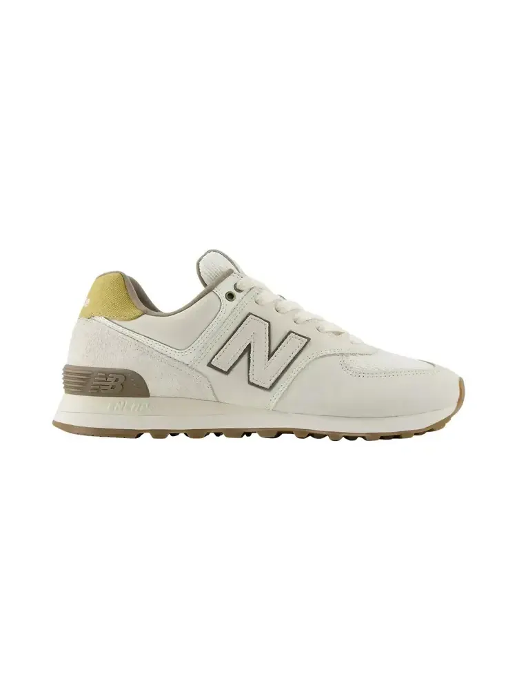 Кроссовки New Balance 574 'Dark Arctic Grey Black' — изображение 1 из 1, бежевый