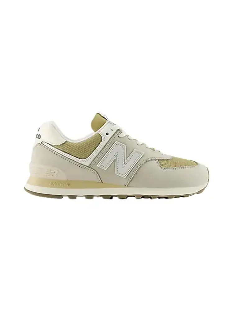 Кроссовки New Balance 574 'Dark Silver Metallic' — изображение 1 из 1, бежевый
