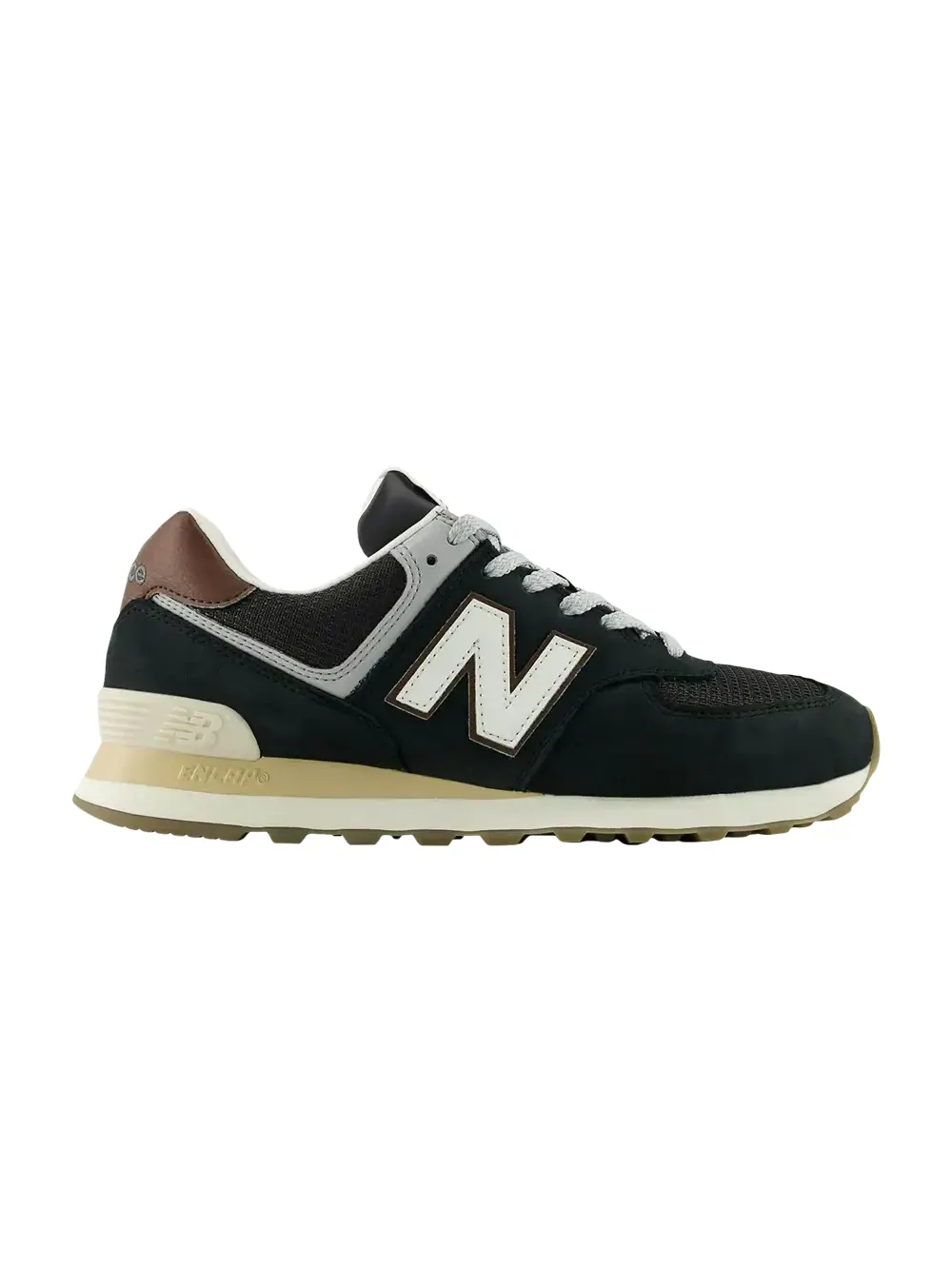 Кроссовки New Balance 574 — изображение 1 из 1, черный/белый
