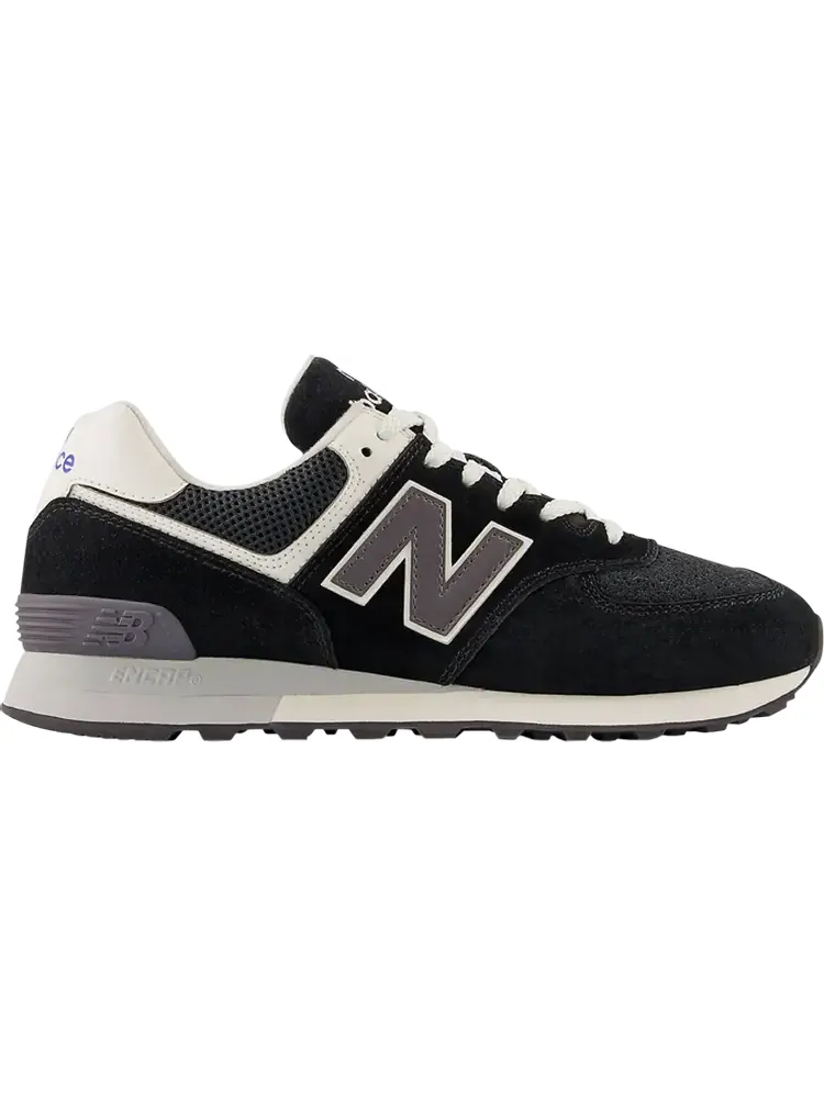 Кроссовки New Balance 574 Black White — изображение 1 из 1, черный