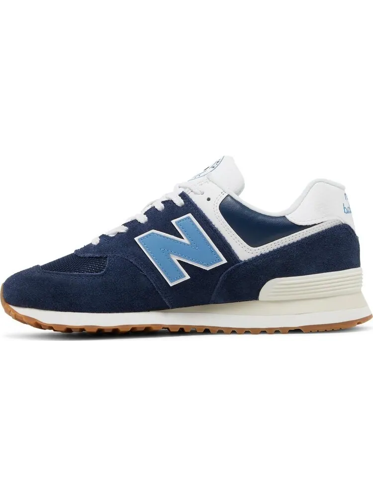 Кроссовки 574 'NB Athletics - Navy' — изображение 3 из 4, синий