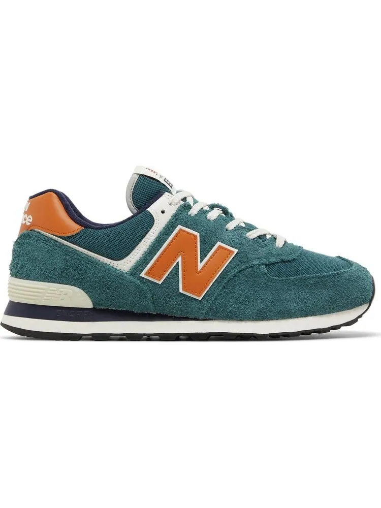 Кроссовки 574 'Aqua Green Orange' — изображение 1 из 4, зеленый