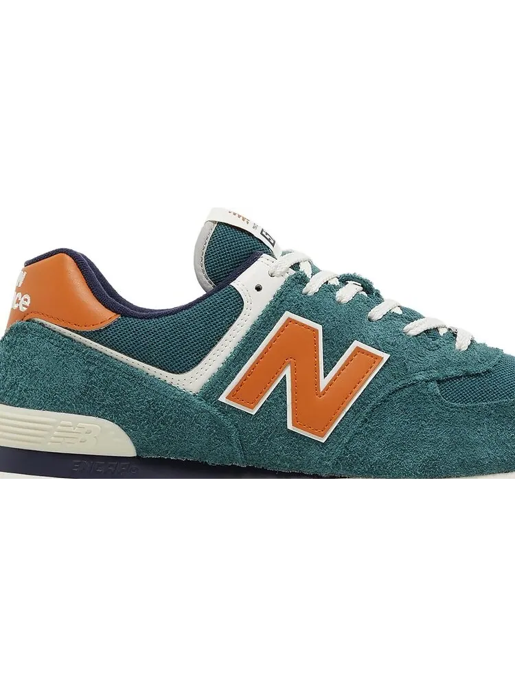 Кроссовки 574 'Aqua Green Orange' — изображение 2 из 4, зеленый