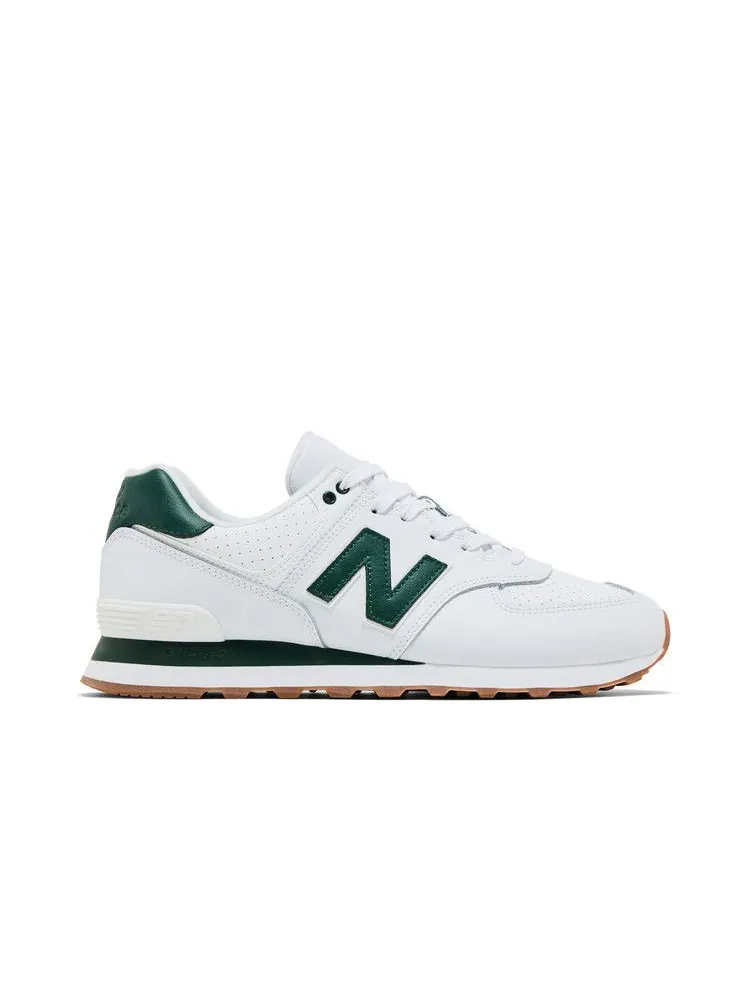 Кроссовки New Balance 574 'White Green' — изображение 2 из 9, белый/зеленый