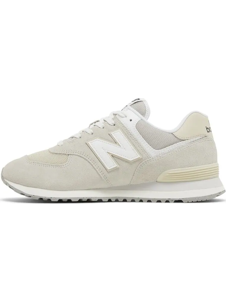 Кроссовки 574 'White Grey' — изображение 3 из 4, белый