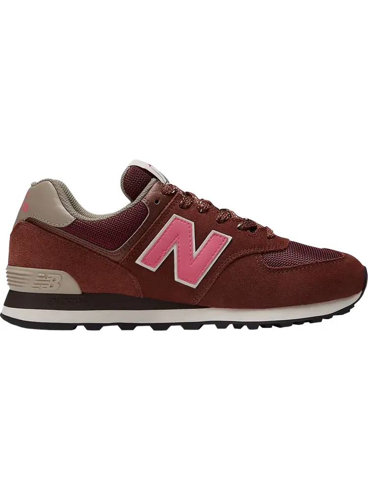 Кроссовки New Balance 574 'Brown Pink' — изображение 1 из 1, коричневый