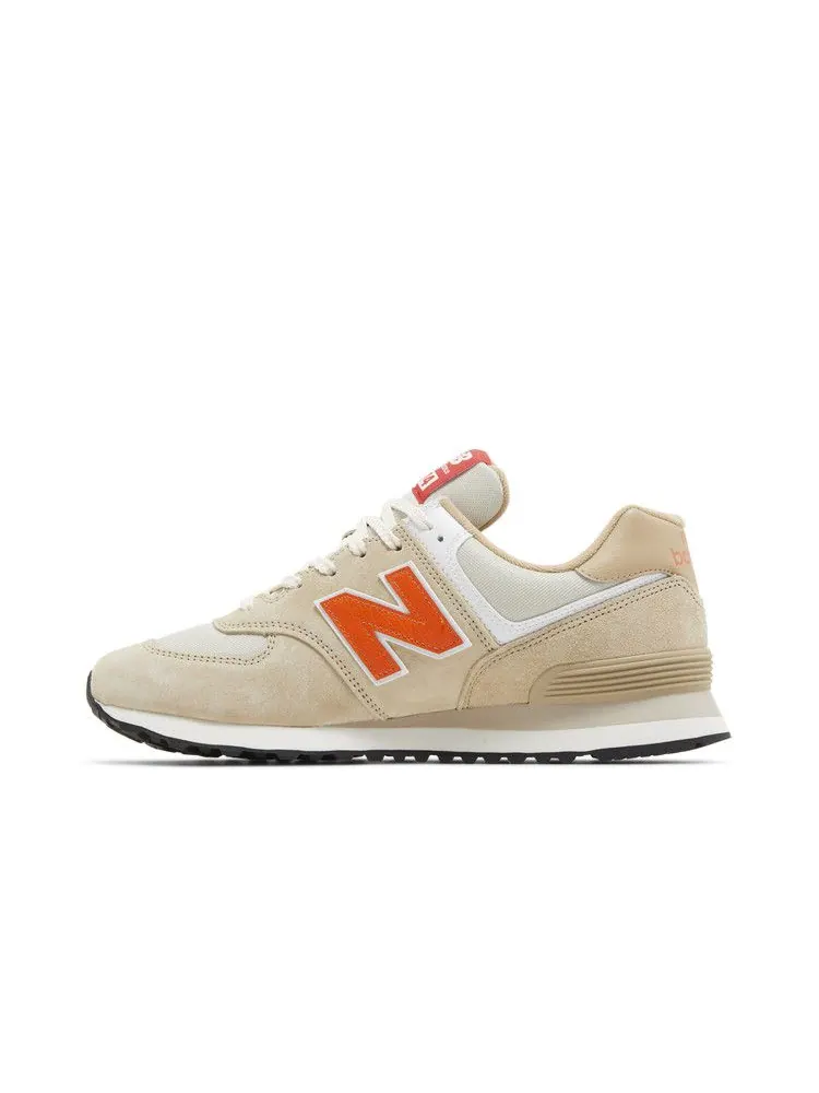 Кроссовки New Balance 574 'Chicken Bone Orange' — изображение 4 из 9, оранжевый