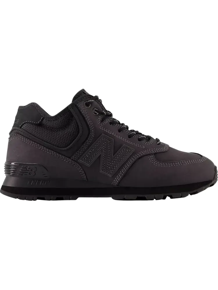 Кроссовки New Balance 574 High 'Triple Black' — изображение 1 из 1, черный