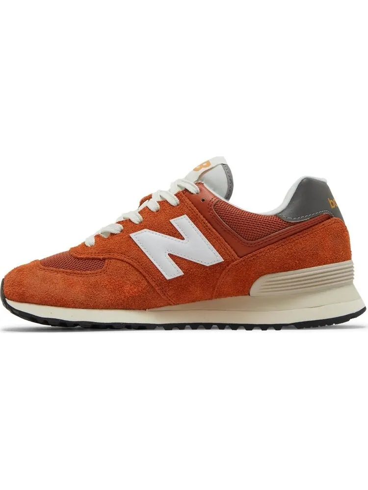 Кроссовки New Balance 574 'Orange Burst' — изображение 3 из 8, оранжевый
