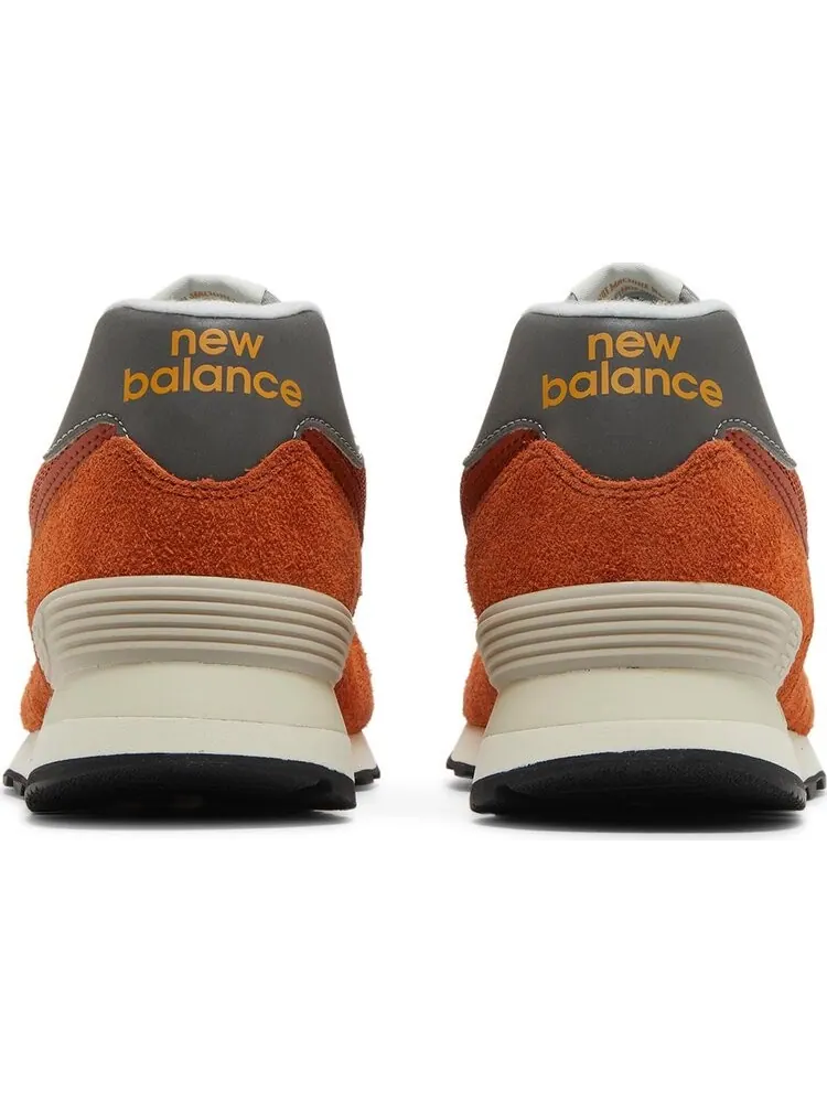 Кроссовки New Balance 574 'Orange Burst' — изображение 6 из 8, оранжевый