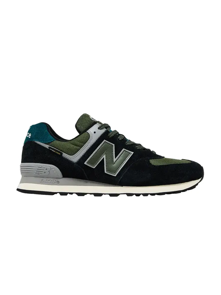 Кроссовки New Balance 574 'Black Olive' — изображение 1 из 9, черный/серый