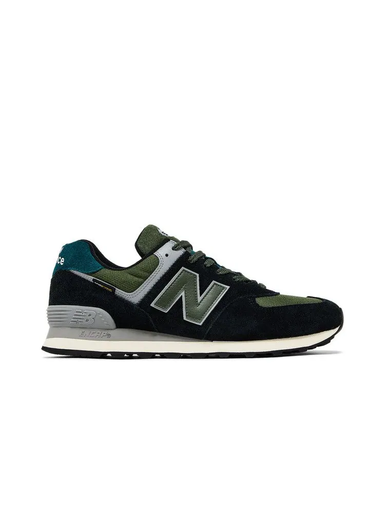 Кроссовки New Balance 574 'Black Olive' — изображение 2 из 9, черный/серый