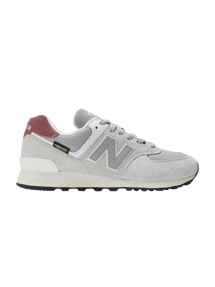 Кроссовки New Balance 574 'Arctic Grey Maroon' — изображение 1 из 1, серый