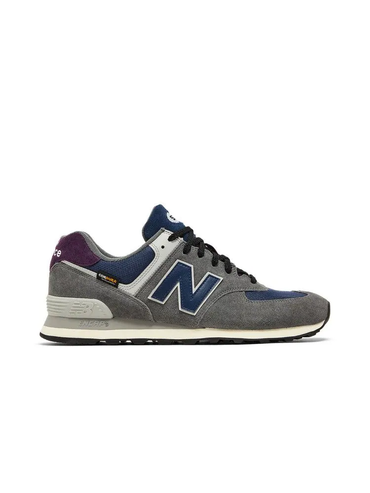 Кроссовки New Balance 574 'Apollo Grey Navy' — изображение 2 из 9, серый
