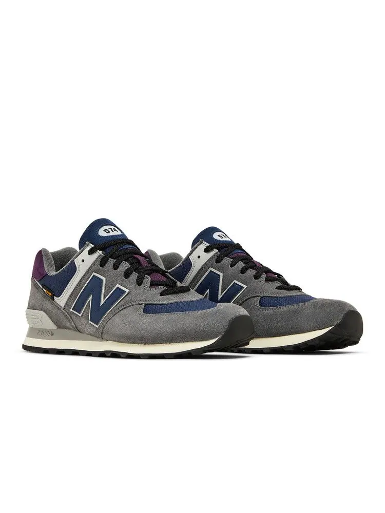 Кроссовки New Balance 574 'Apollo Grey Navy' — изображение 9 из 9, серый