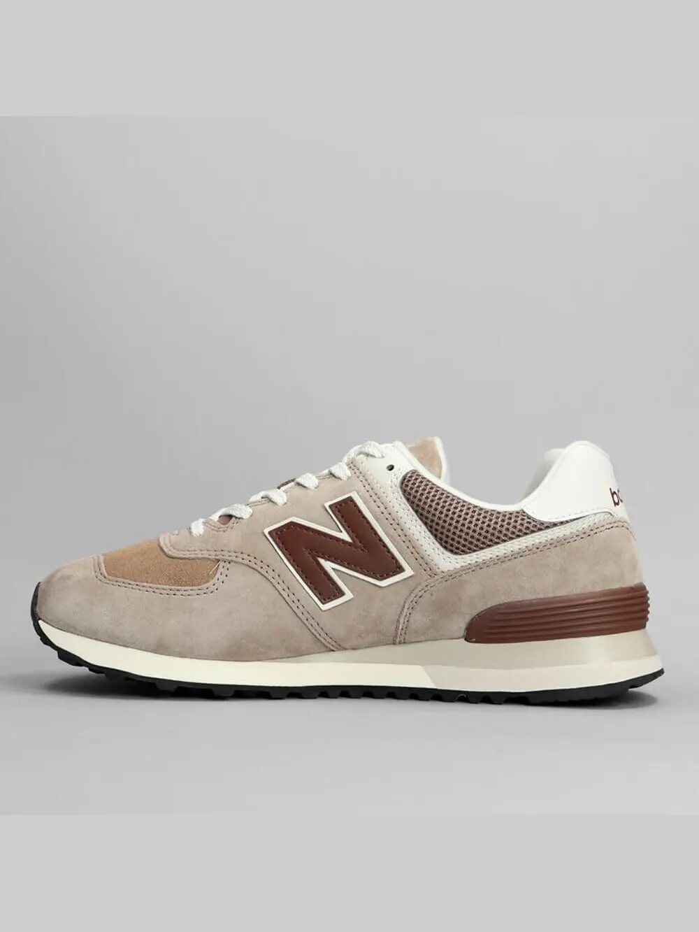 Кроссовки New Balance 574 — изображение 4 из 5, бежевый/коричневый