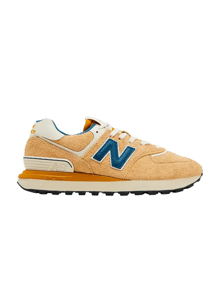 Кроссовки New Balance 574 Legacy 'Mustard Gold Navy' — изображение 1 из 9, золотистый/темно-синий