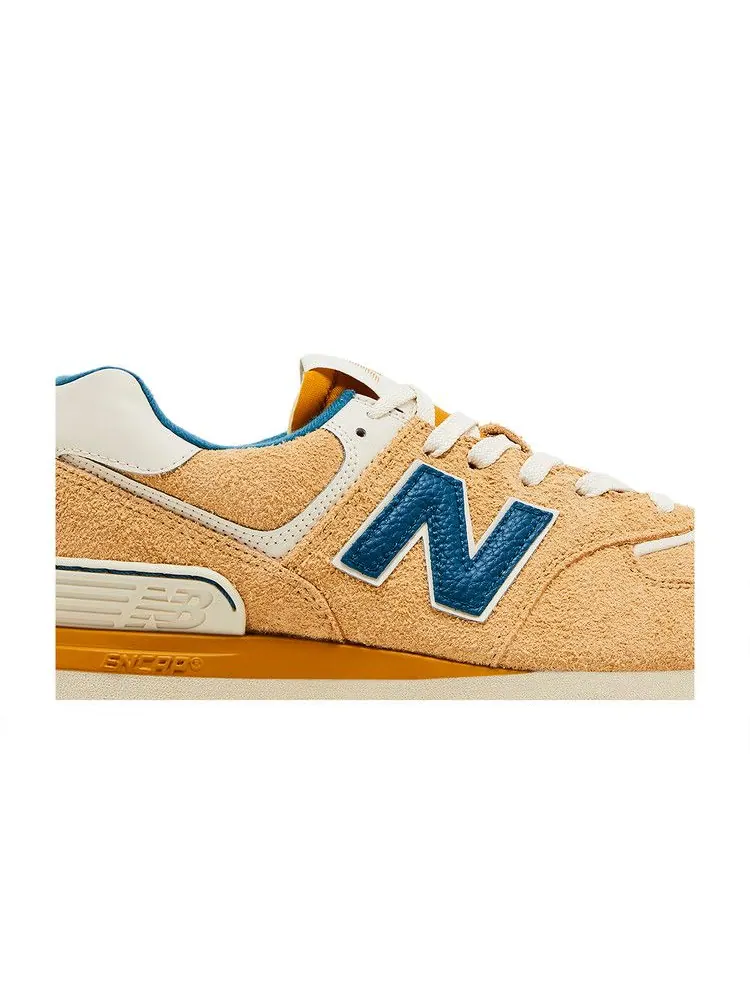 Кроссовки New Balance 574 Legacy 'Mustard Gold Navy' — изображение 3 из 9, золотистый/темно-синий