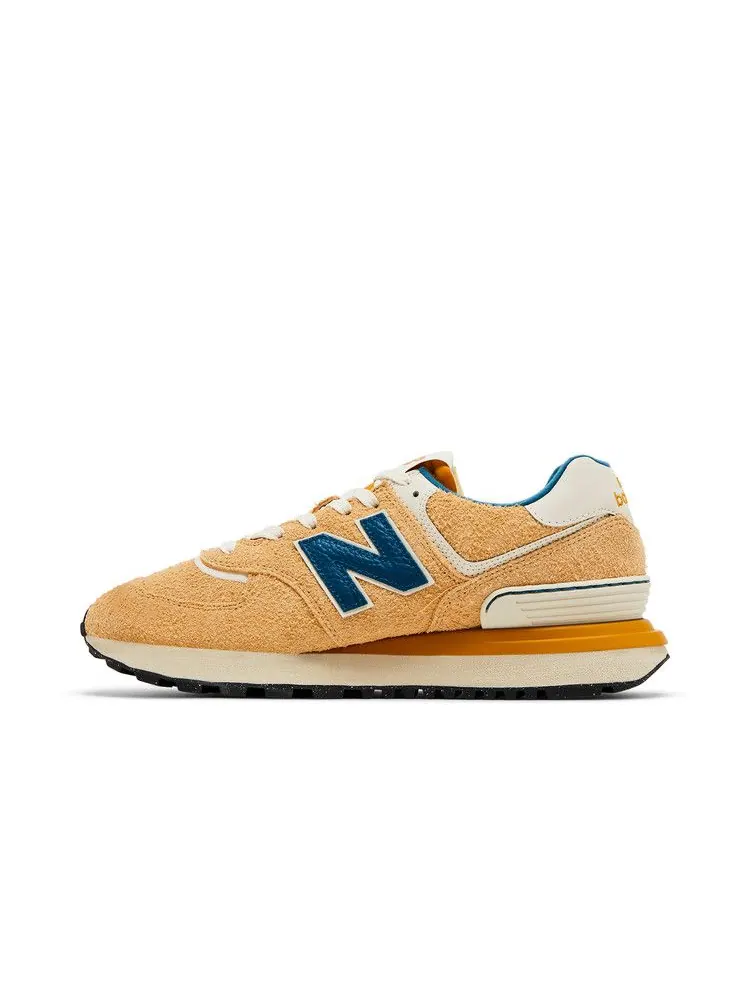 Кроссовки New Balance 574 Legacy 'Mustard Gold Navy' — изображение 4 из 9, золотистый/темно-синий