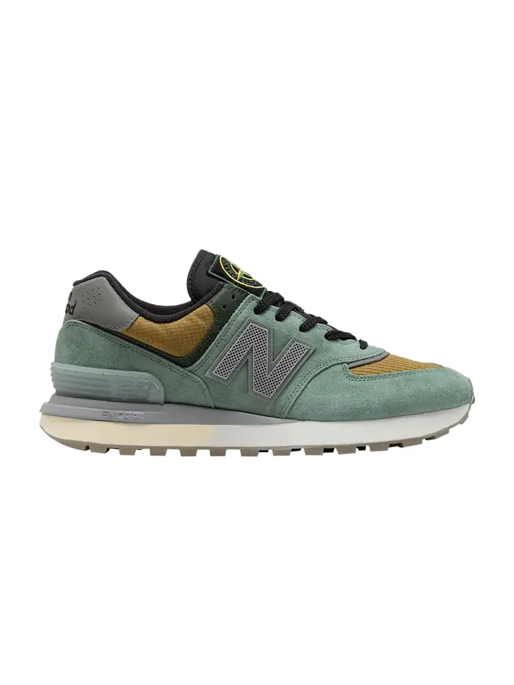 Кроссовки New Balance 574 Legacy x Stone Island — изображение 1 из 6, зеленый