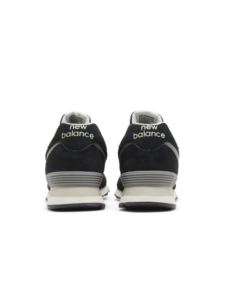 Кроссовки New Balance 574 'Black Grey' — изображение 7 из 9, черный/серый