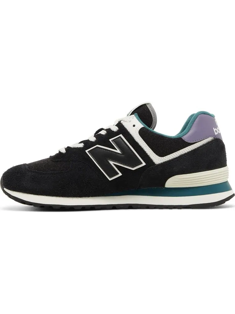 Кроссовки 574 'Black Purple Teal' — изображение 3 из 4, черный
