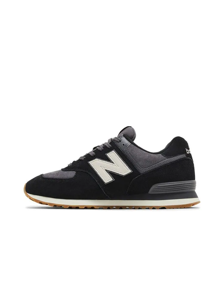 Кроссовки New Balance 574 'Black Grey' — изображение 4 из 9, черный/серый