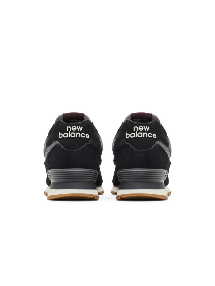 Кроссовки New Balance 574 'Black Grey' — изображение 7 из 9, черный/серый