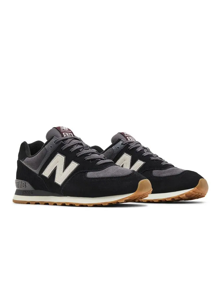Кроссовки New Balance 574 'Black Grey' — изображение 9 из 9, черный/серый